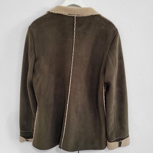 Unlisted by Kenneth Cole Faux Suede Jacket SZ M - Picture 3 of 6